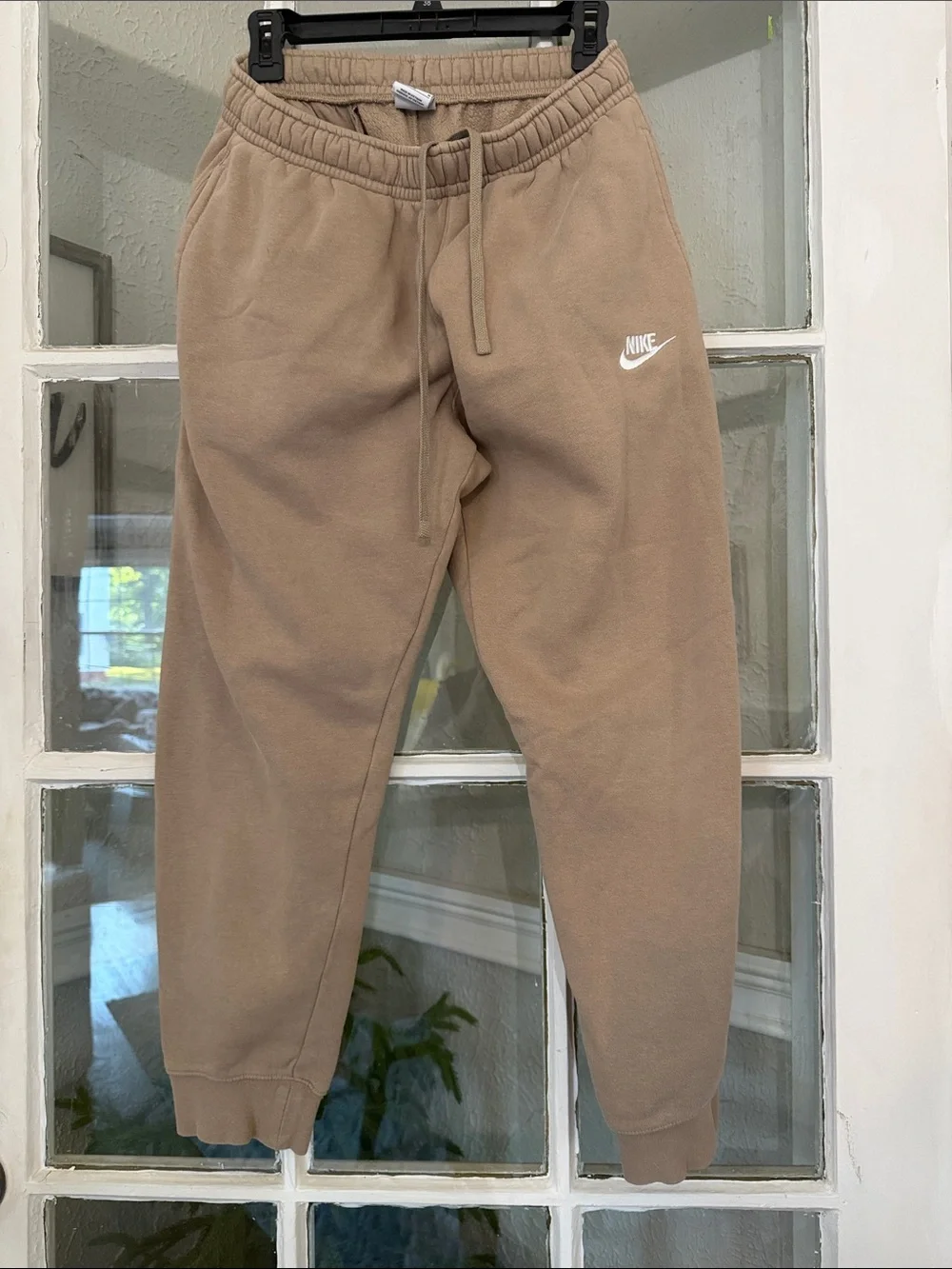 Nike Men’s Taupe Fleece Jogger Pants